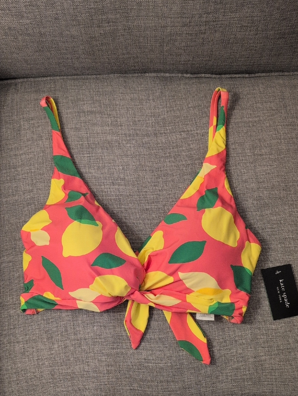 Kate Spade Pink Lemon Bikini (Top Only)